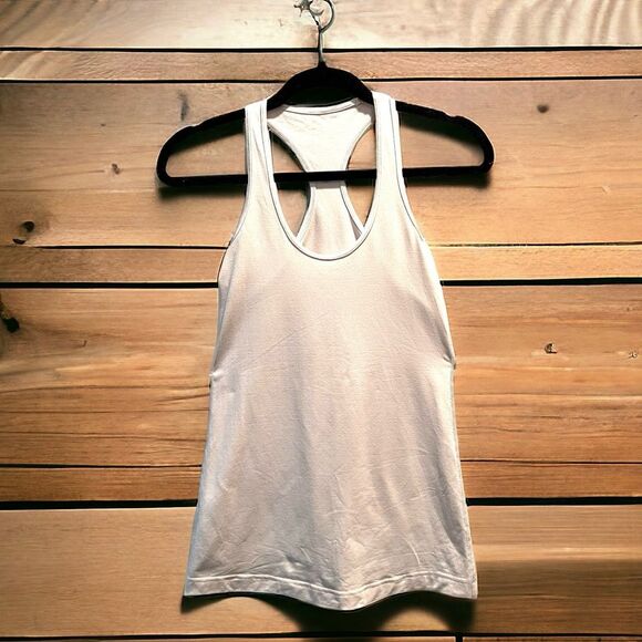 Lululemon Cool Butter Pink Racerback Tank Size 4 - Picture 4 of 6